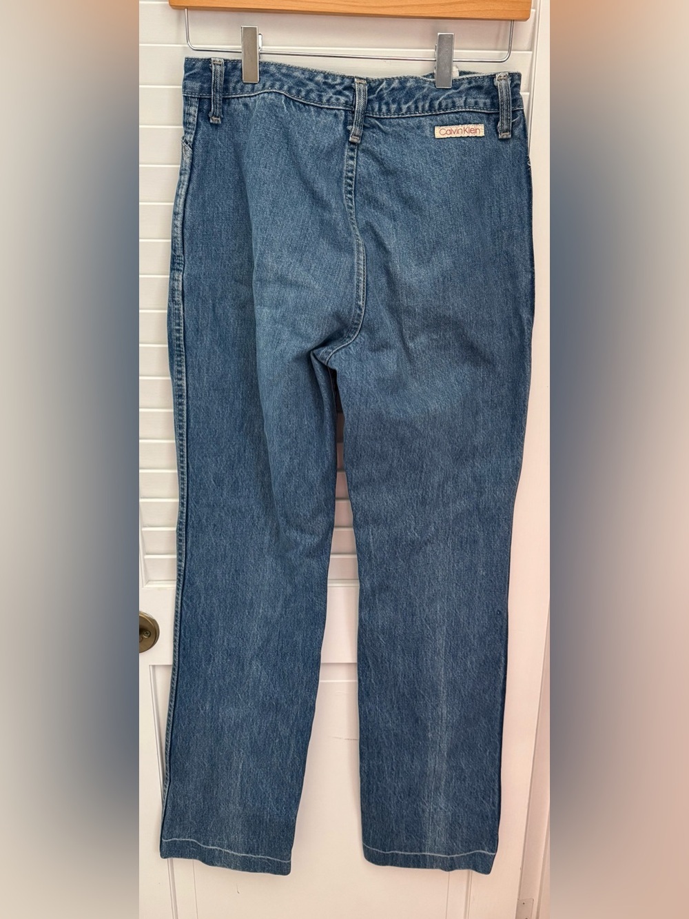 Calvin Klein Vintage Western Straight Leg 100% Cotton Jean Modern 4, Vintage 12